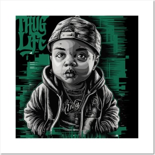 Urban Style Thug Life Baby Design Posters and Art